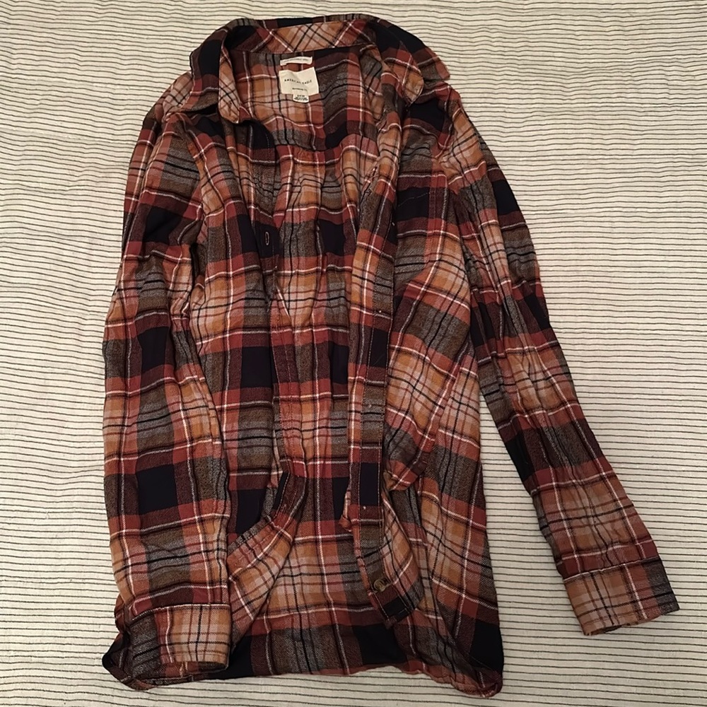 American Eagle Ahh-mazingly Soft boyfriend fit flannel